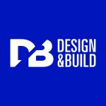 DB design and build logo blue